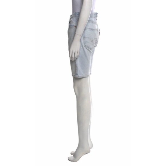 Levi’s Light Wash Denim Shorts Vtg Waist 29 - Picture 2 of 3